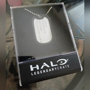 Halo collectible Legendary Loot Crate Jorge Dogtag like new condition